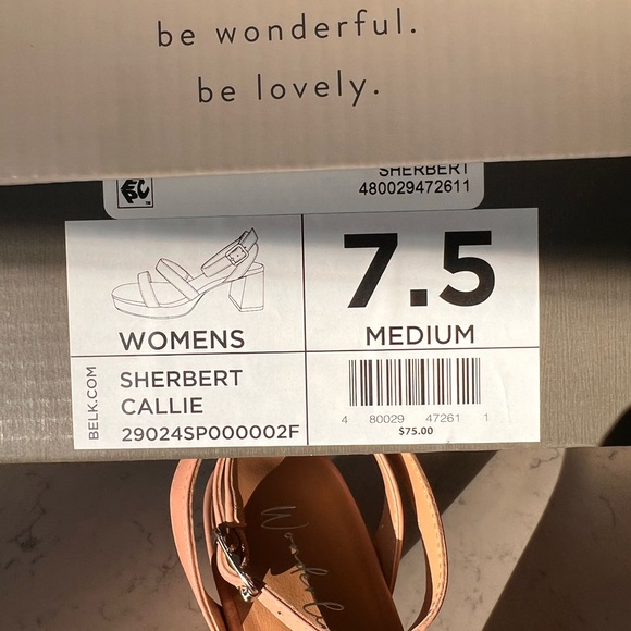 Wonderly Women’s Block Heel Sandals NWB - Picture 6 of 6